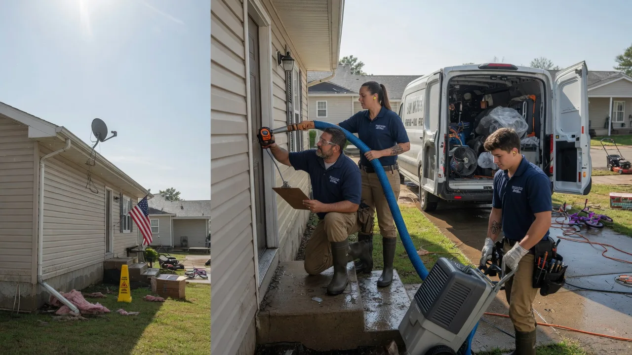 Ceiling Water Damage Restoration in Bath, IL near me